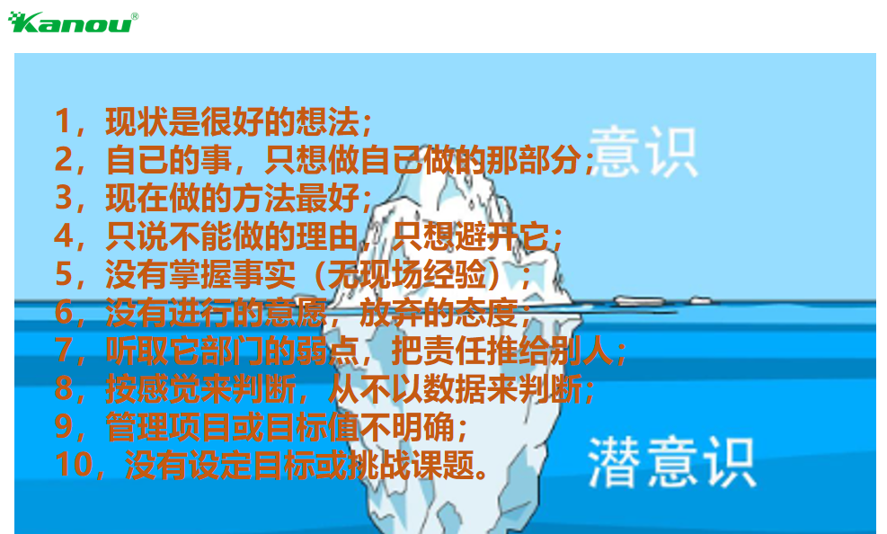 改善的障碍